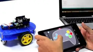 Control Arduino based robots via Android smartphone with 1Sheeld - Gamepad Shield Tutorial
