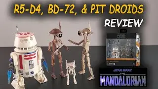 R5-D4, BD-72, & Pit Droids (Star Wars Black Series) - REVIEW