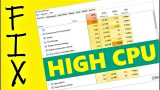 High CPU Usage Windows 10 fix (English) How to Fix High Disk Usage in Windows 10 while Playing Game