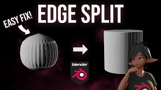 How to Use the Edge Split Modifier in Blender 4.2!