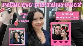 PIERCING YAPTIRIYORUZ! 💉💎🧿 Tragus ve Helix Deldirdim, İyileşme Süreci ve Sık Sorulan Sorular 🩵