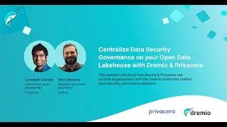 Secure Open Data Lakehouse with Dremio & Privacera: Centralize Data Governance