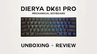 DIERYA DK61 PRO Unboxing + Review (GATERON RED)