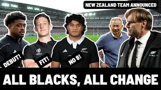 ALL BLACK TEAM ANNOUNCED | SELECTION REACTION | NZL vs Japan