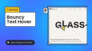 Bouncy Text Hover animation made in 