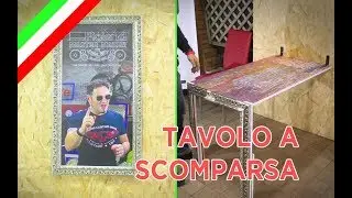 Come fare un tavolo pieghevole salvaspazio in legno fai da te - ep03 - Roland Master Maker