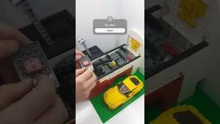 Полоса препятствий для мини машинки - игровой автомат (Лего)