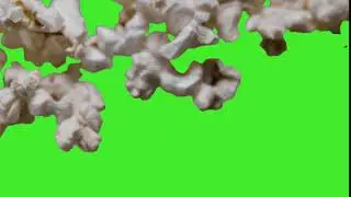 Popcorn on a Green Screen Stop Motion | Copyright Free Videos