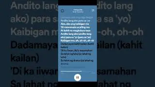 Sarah Geronimo - Kaibigan Mo (lyrics)