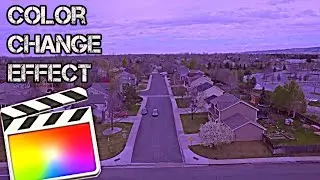 Color Change Effect In Final Cut Pro X