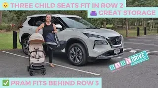 Ultimate Family Review: Nissan X-Trail 2023 7 Seater – BabyDrive Test & Storage Solutions!