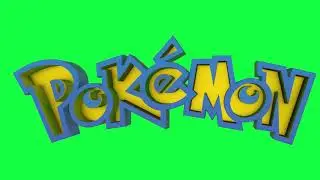 Pokemon Green Screen Logo Loop Chroma Animation