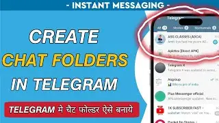 how to create chat folders in telegram ||