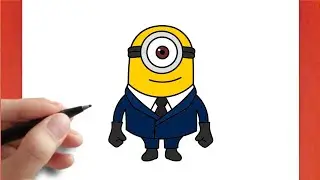 HOW TO DRAW a  AGENT MINION