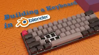 Building a keyboard in Blender