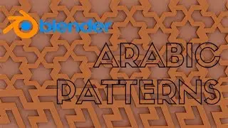 Arabic patterns in Blender 2.8