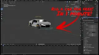 How to rig a car in blender useing the free RigACar Addon!