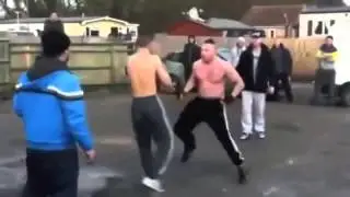 Уличная драка. Большой против малого/street fight Big vs small