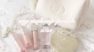【what’s in my bag】my makeup pouch 🎀 2023