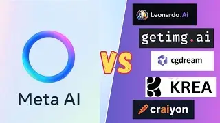 Is Meta AI image generator more accurate than Leonardo, Krea or CGDream?