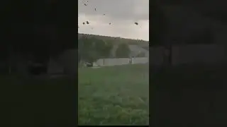 Ураган в Запорожской области ( Украина) 