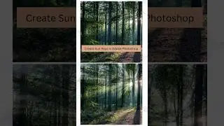 Create Sun rays in Adobe Photoshop| Photoshop tutorial