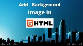 How To Add Background Image In Html | Image No Repeat | Full Screen