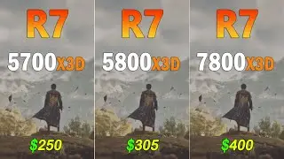 Ryzen 7: 7800X3D vs 5800X3D vs 5700X3D  - Worth upgrading to AM5?