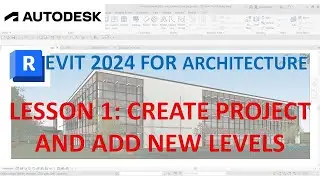 how to create a project and Add levels || #revit #autodesk