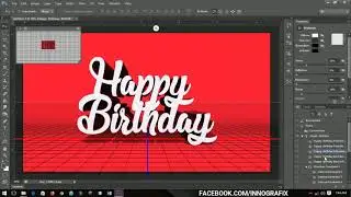 How To Create A 3D Happy Birthday Text Effect | Photoshop Tutorial