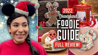 🔴 LIVE: 2022 Disneyland Holidays FOODIE GUIDE REVIEW!