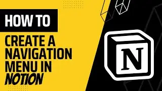 Notion Navigation Menu - How to Create or Add Navigation Menu in Notion
