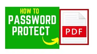 How to password protect a pdf file