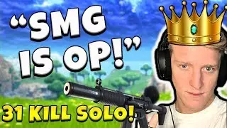 Insane 31 Solo Kill (SMG Is OP)! Tfue - Fortnite Battle Royale Gameplay