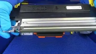 Заправка картриджа  Samsung CLT P409 на станции очистки картриджей Baztone