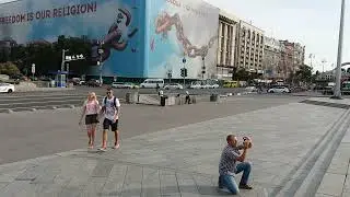 Хрещатик 2017г. Свобода в жизни? Я уже давно понял направление развития демократии и свободу слова.