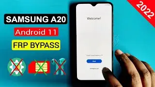 Samsung A20 FRP Bypass Android 11 | Samsung A20 SM-A205F FRP/Google Account Lock Bypass Without Pc |