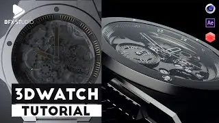 3D Watch | Cinema 4D,After Effect TUTORIAL