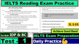 IELTS Reading Practice Test 2025 with Answers [Real Exam - 1 ]