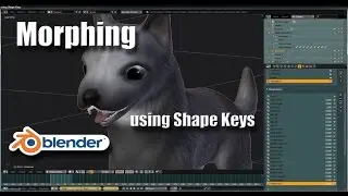 Morphing using Shape Keys in Blender