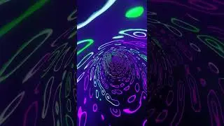 Abstract Background Video 4k TV VJ LOOP NEON Purple Green Metallic Visual Calming Visual Graphic