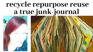 a true junk journal becoming a very big painted book, using what you have