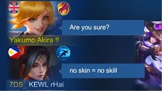 NO SKIN FANNY IN HIGH RANK!! THEY THINK IM NOOB 😂
