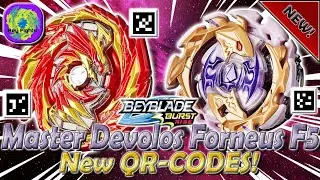 New Forneus F5 Master Devolos D5 QR-Codes | Новые Qr-Коды Forneus F5 Master Devolos D5 - Beyblade