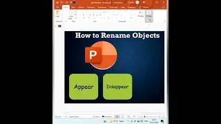 How to Rename Objects in PowerPoint | PowerPoint shorts
