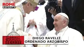 Diego Ravelli, Maestro de Celebraciones Litúrgicas del Vaticano es ordenado arzobispo