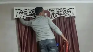 تركيب ستائر شقه العروسه خطوه بخطوه💪💯