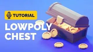 Low Poly Treasure Chest in Blender 3.0 Full Tutorial | Polygon Runway