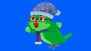 cartoon bad character green screen no copyright / green screen bird multiple pose in free no copyrig
