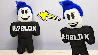 🔥 ROBLOX GUY Plush TOY DIY. How To Make Doll Roblox Noob - Handmade Monster